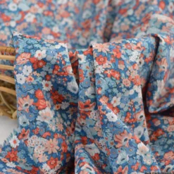 Tissu Liberty Thorpe Hill B bleu - OEKO TEX