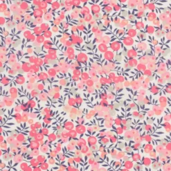 Tissu Liberty Wiltshire Corail et Rose - OEKO TEX