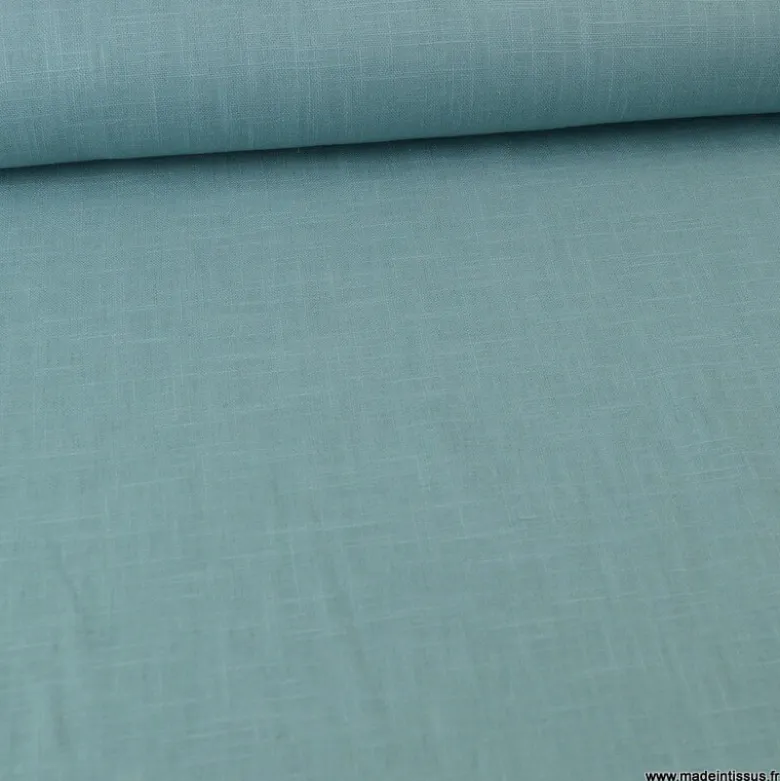 Tissu Lin coloris Céladon