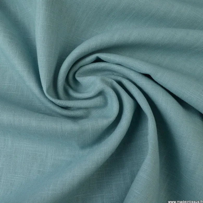 Tissu Lin coloris Céladon