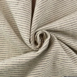 Tissu Lin d'ameublement Juliette Lin à rayures noires