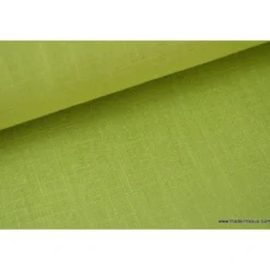 Tissu Lin fenouil pour confection