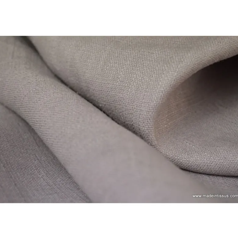 Tissu Lin gris pour confection