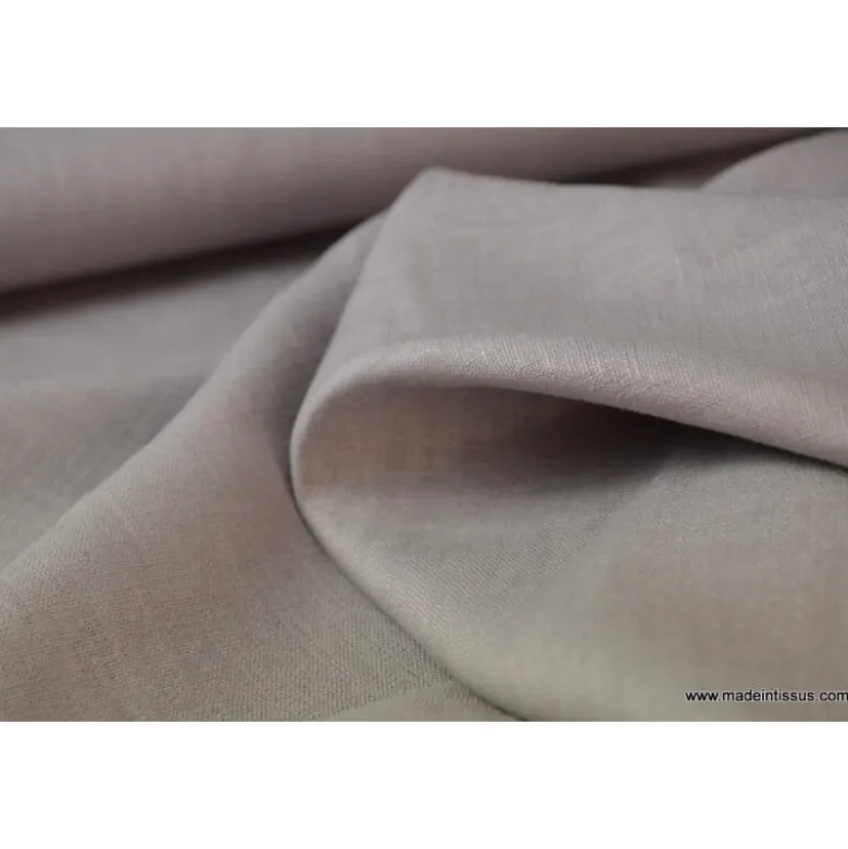 Tissu Lin gris pour confection