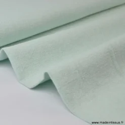 Tissu Lin Lavé Menthe