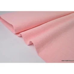 Tissu Lin Lavé Rose