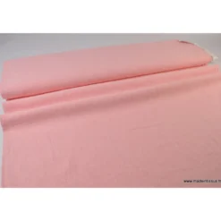 Tissu Lin Lavé Rose