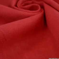 Tissu Lin rouge hermès