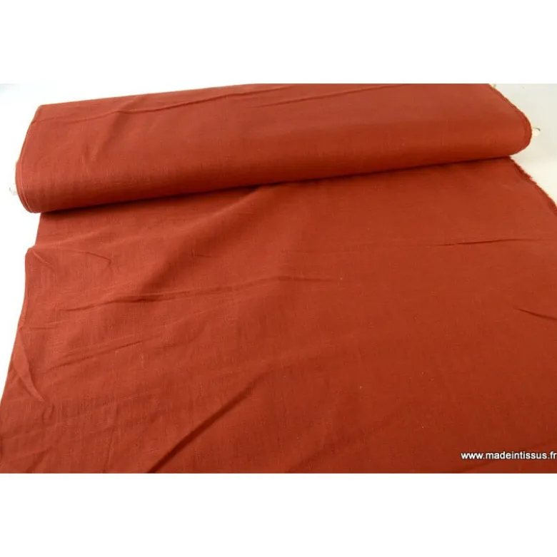 Tissu Lin tomette.