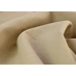 Tissu Lin uni Beige