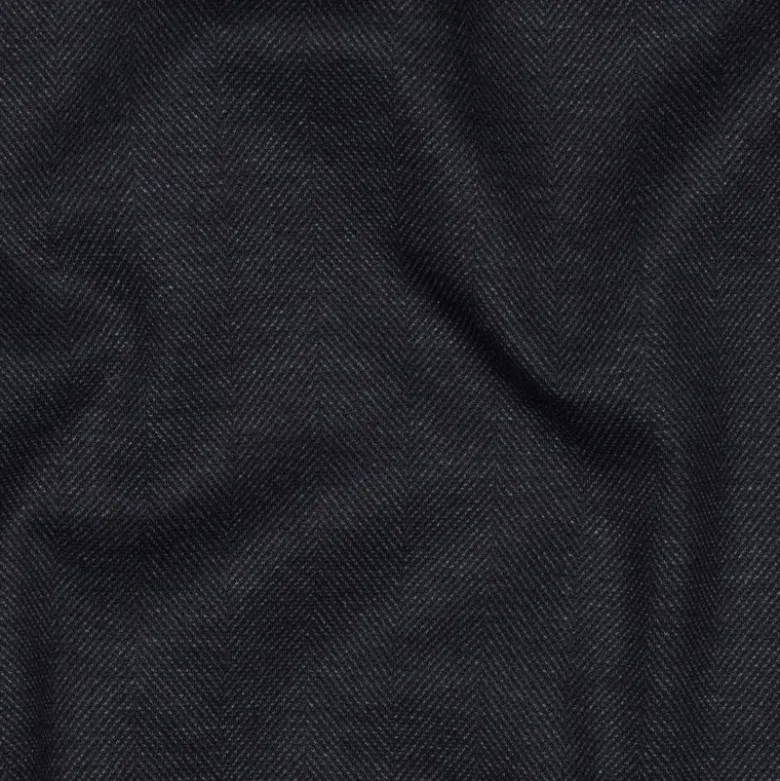 Tissu maille chevrons bleu - Jersey Milano - OEKO TEX