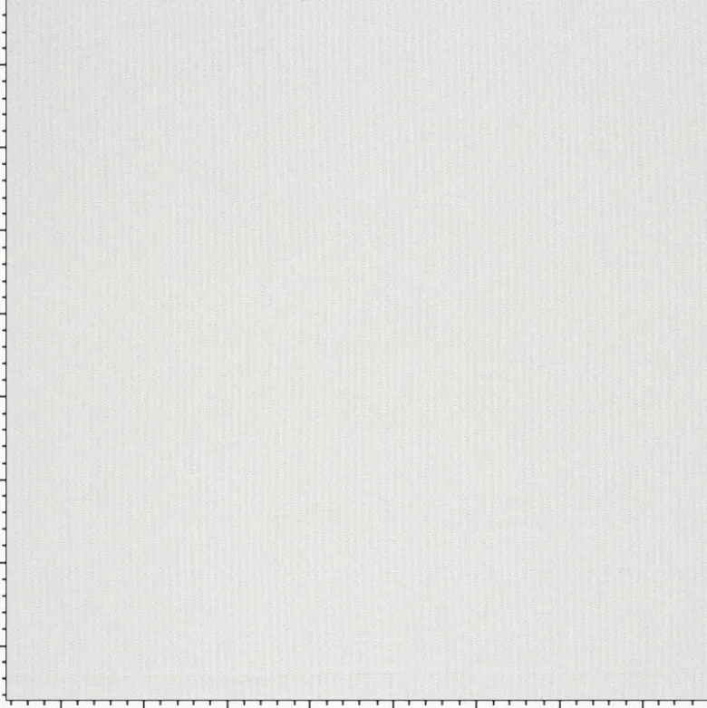 Tissu maille côtelée Lurex - Blanc cassé