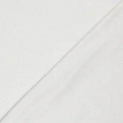 Tissu maille côtelée Lurex - Blanc cassé