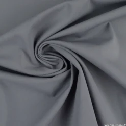 Tissu maille double stretch haut de gamme gris galene