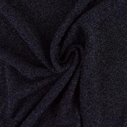 Tissu maille pailleté Aurora noir