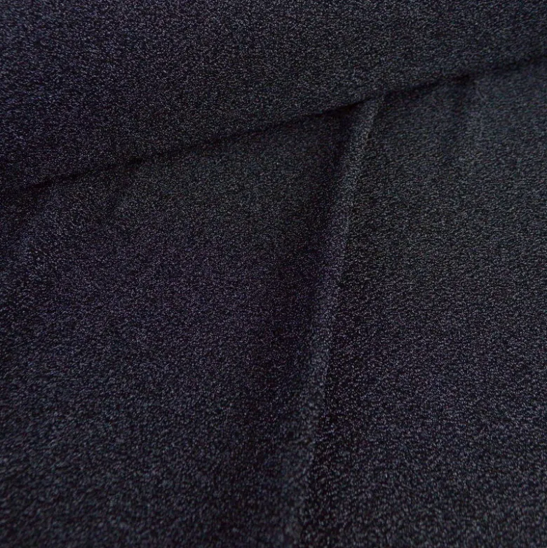 Tissu maille pailleté Aurora noir