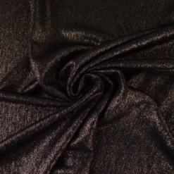Tissu maille pailleté Shiny Dark bronze