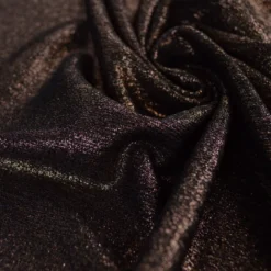 Tissu maille pailleté Shiny Dark bronze