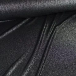Tissu maille pailleté Shiny Noir argenté