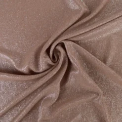 Tissu maille pailleté Shiny Rose gold
