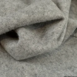 Tissu maille tricot coloris gris chiné
