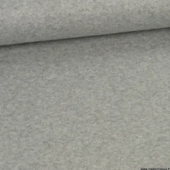Tissu maille tricot coloris gris chiné