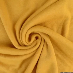 Tissu maille tricot coloris Moutarde