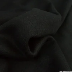 Tissu maille tricot coloris noir
