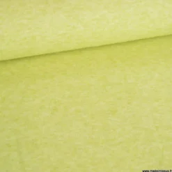 Tissu maille viscose fine - citron vert