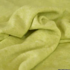 Tissu maille viscose fine - citron vert