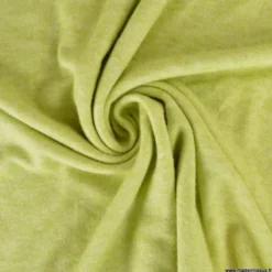 Tissu maille viscose fine - citron vert