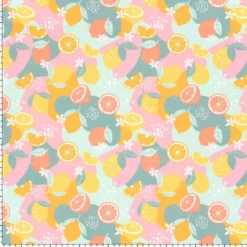 Tissu maillot de bain motif fruits - OEKO TEX