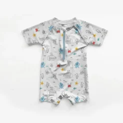 Tissu maillot de bain - sous-marins et animaux des mers - OEKO TEX