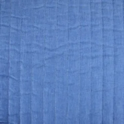 Tissu Matelassé coton Vertical Camil envers Jean