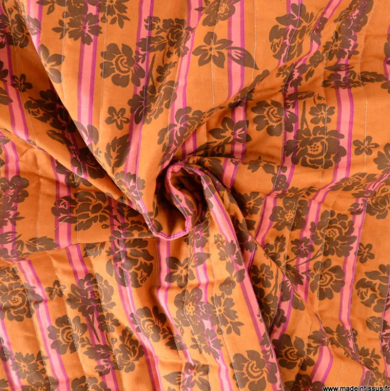 Tissu Matelassé Vertical Alphonse et Souleo - OEKO TEX