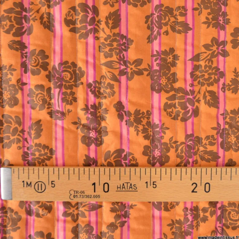Tissu Matelassé Vertical Alphonse et Souleo - OEKO TEX