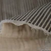 Tissu Matelassé vertical - Country Noir et lin - OEKO TEX
