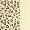 Tissu Matelassé vertical Fauve - Léopard Ecru - OEKO TEX
