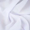 Tissu mesh ajouré microfibre pour vetements de sport et maillot de bain- Blanc