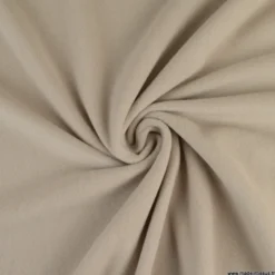 Tissu Micro polaire beige - OEKO TEX