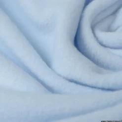 Tissu Micro polaire bleu Campanule - OEKO TEX