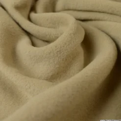 Tissu Micro polaire Camel - OEKO TEX