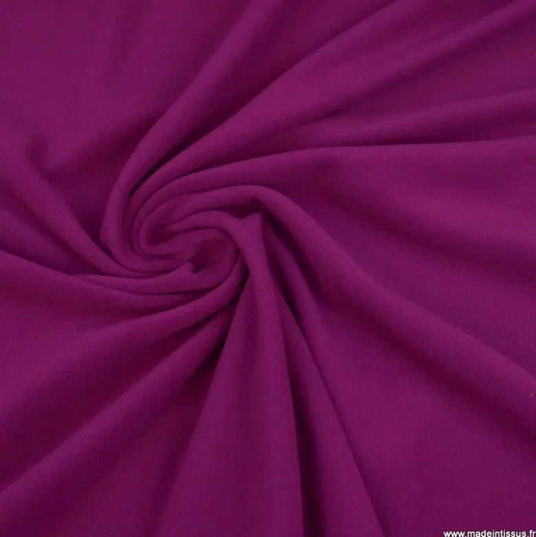 Tissu Micro polaire Fuchsia - OEKO TEX