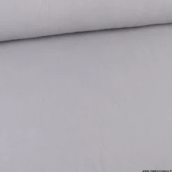 Tissu Micro polaire gris mouette - OEKO TEX