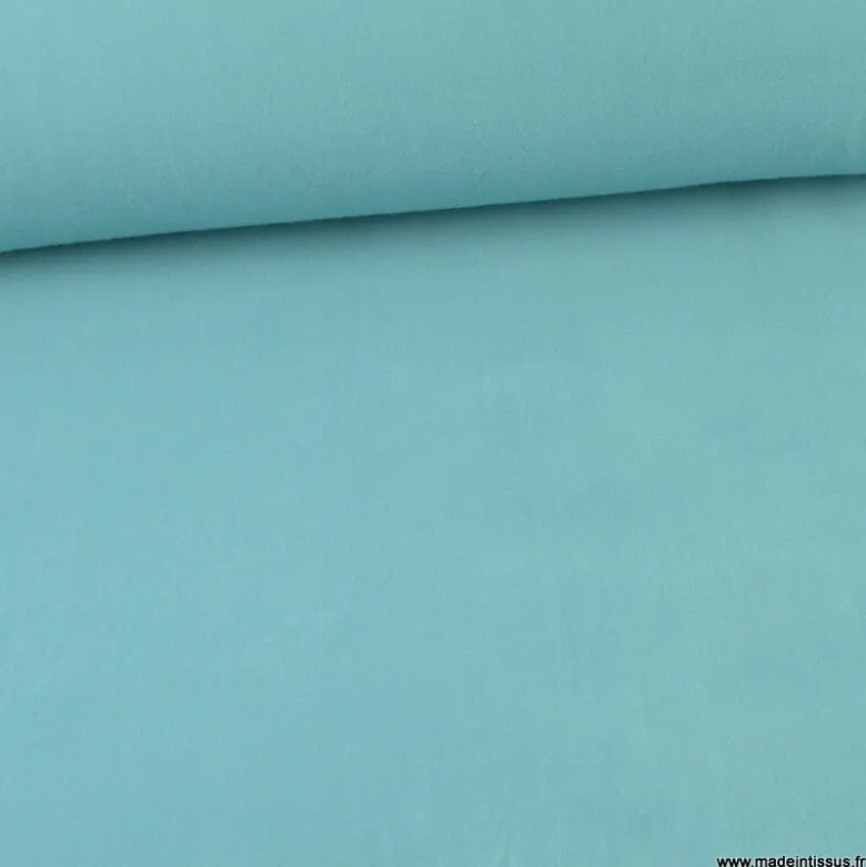 Tissu Micro polaire Lagon - OEKO TEX