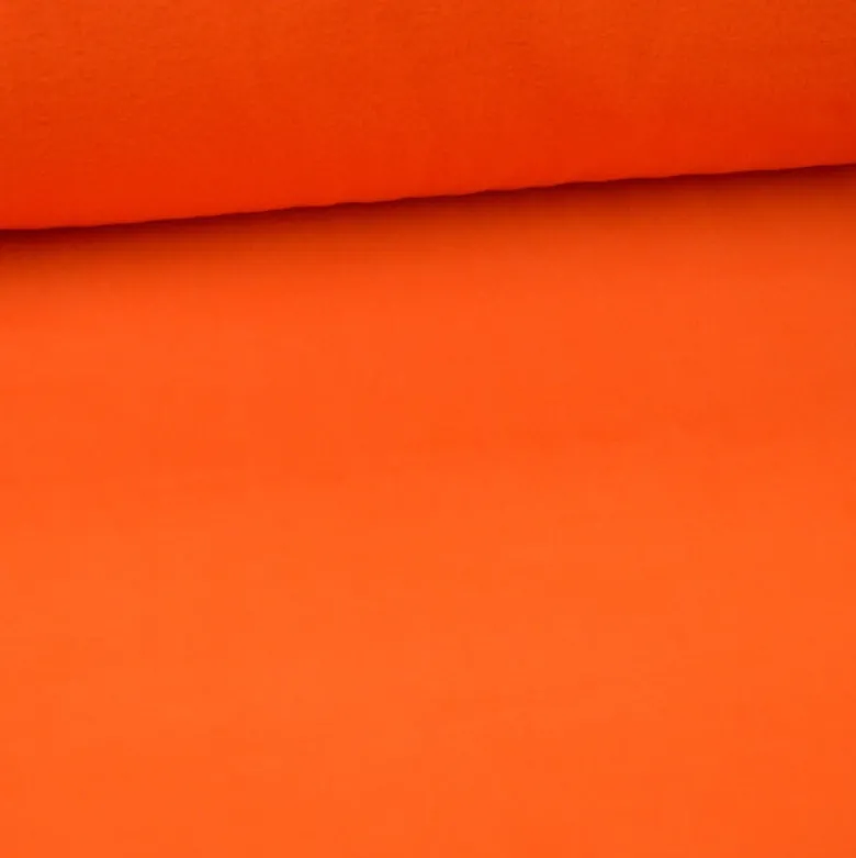 Tissu Micro polaire orangina - OEKO TEX