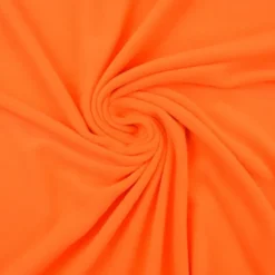Tissu Micro polaire orangina - OEKO TEX