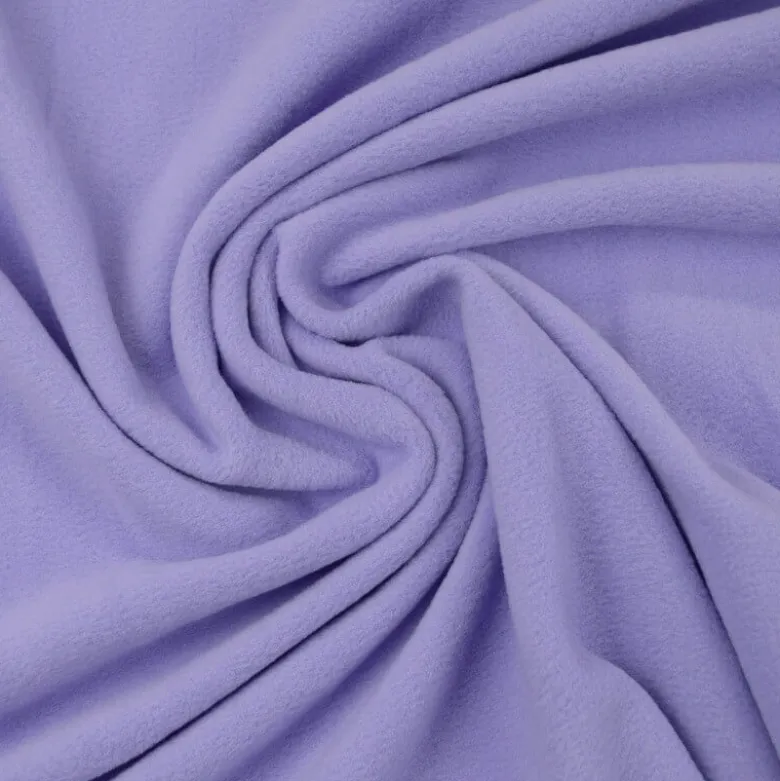 Tissu Micro polaire parme - OEKO TEX
