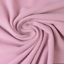 Tissu Micro polaire Rose Poudré - OEKO TEX