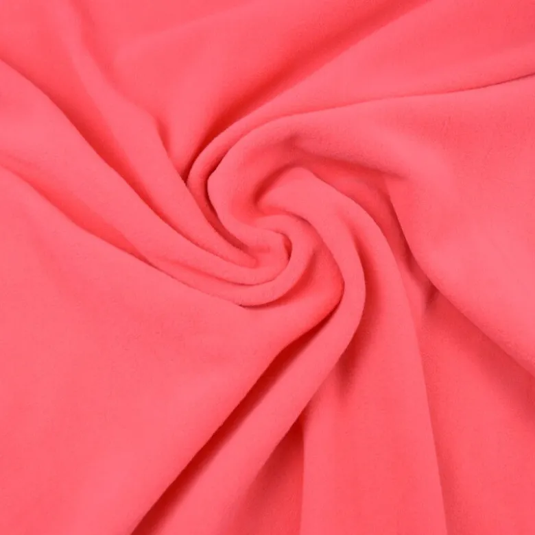 Tissu Micro polaire rose vif - OEKO TEX